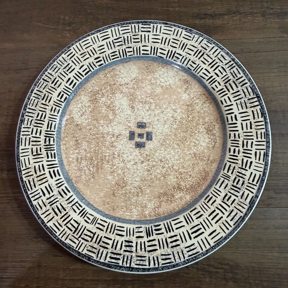 VTG Sakura Terrain Salad Plates Set of 6, Sue Zipkin Oneida 8.25
